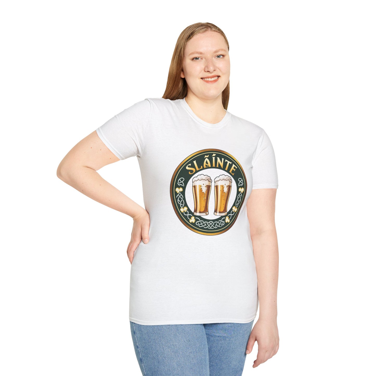 Sláinte Beer Graphic Tee for St. Patrick's Day