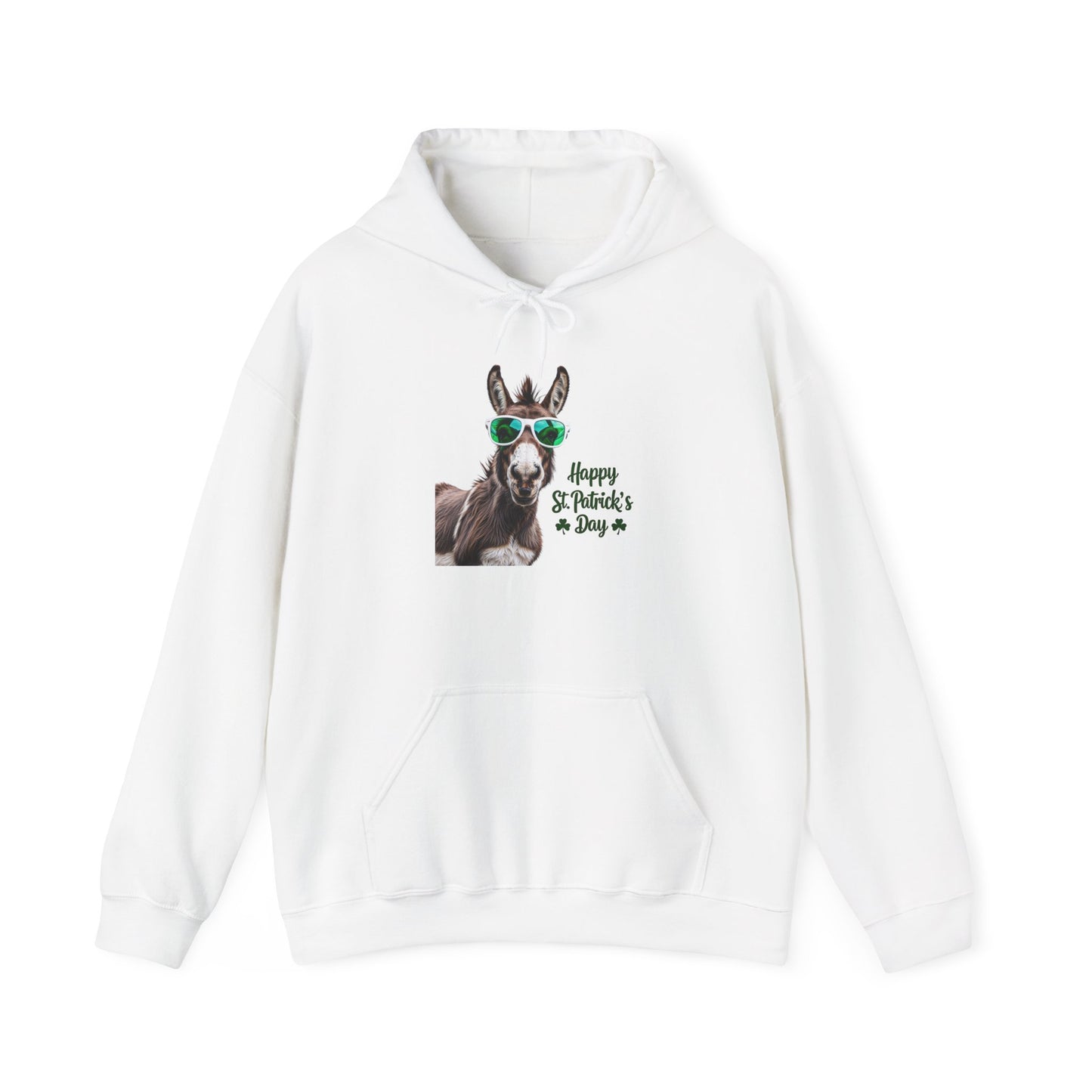 Funny Irish "Happy St. Patricks Day" Donkey Hoodie