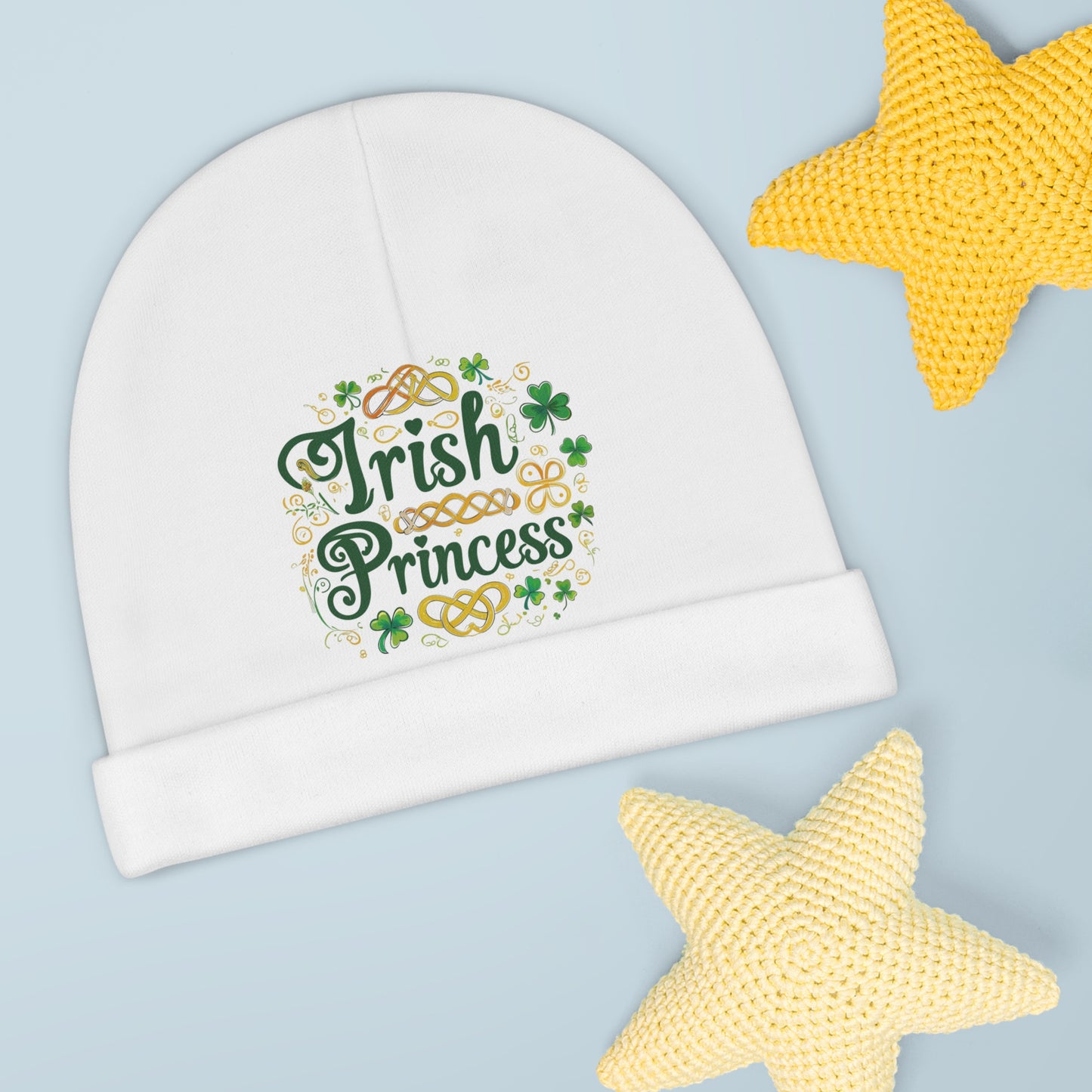 Irish Princess Baby Beanie - Cute St. Patrick's Day Hat for Infants