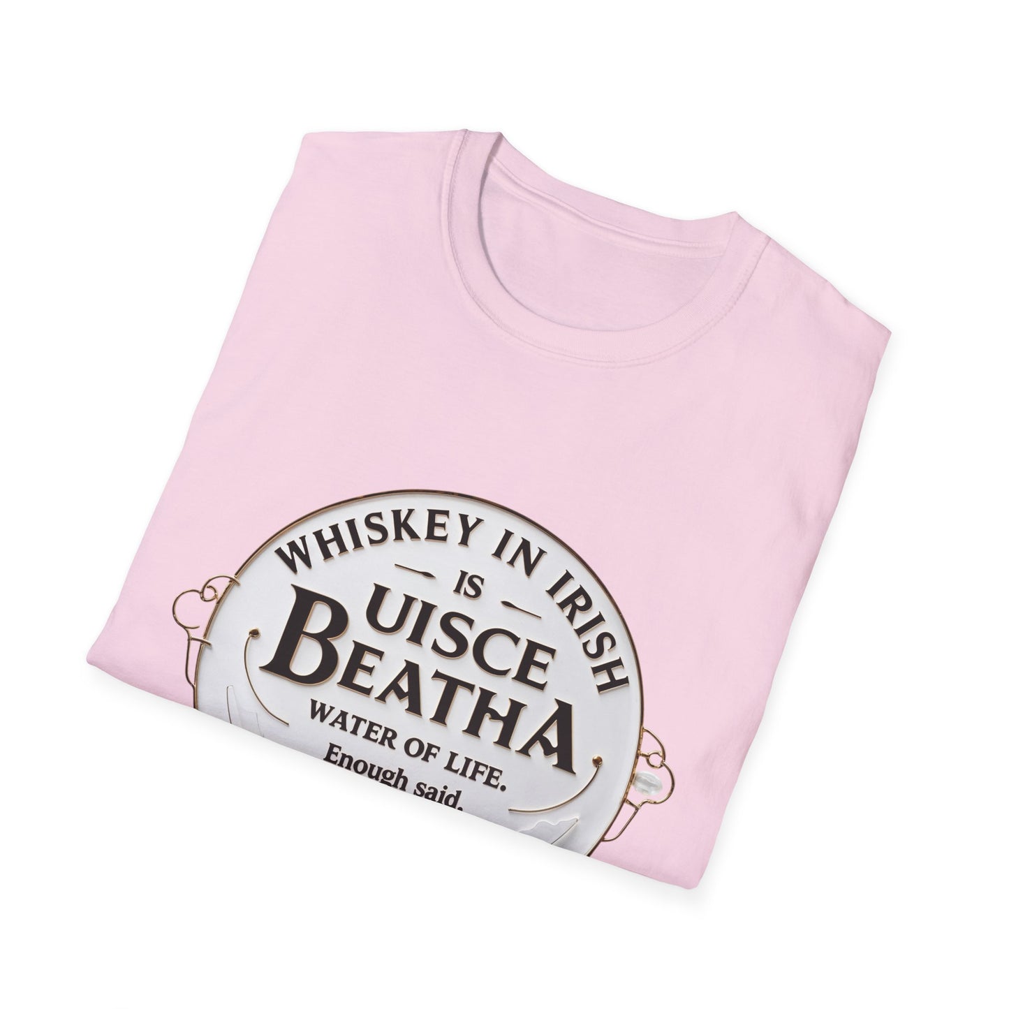 Whisky Lovers T-Shirt - Funny Irish Uisce Beatha Design