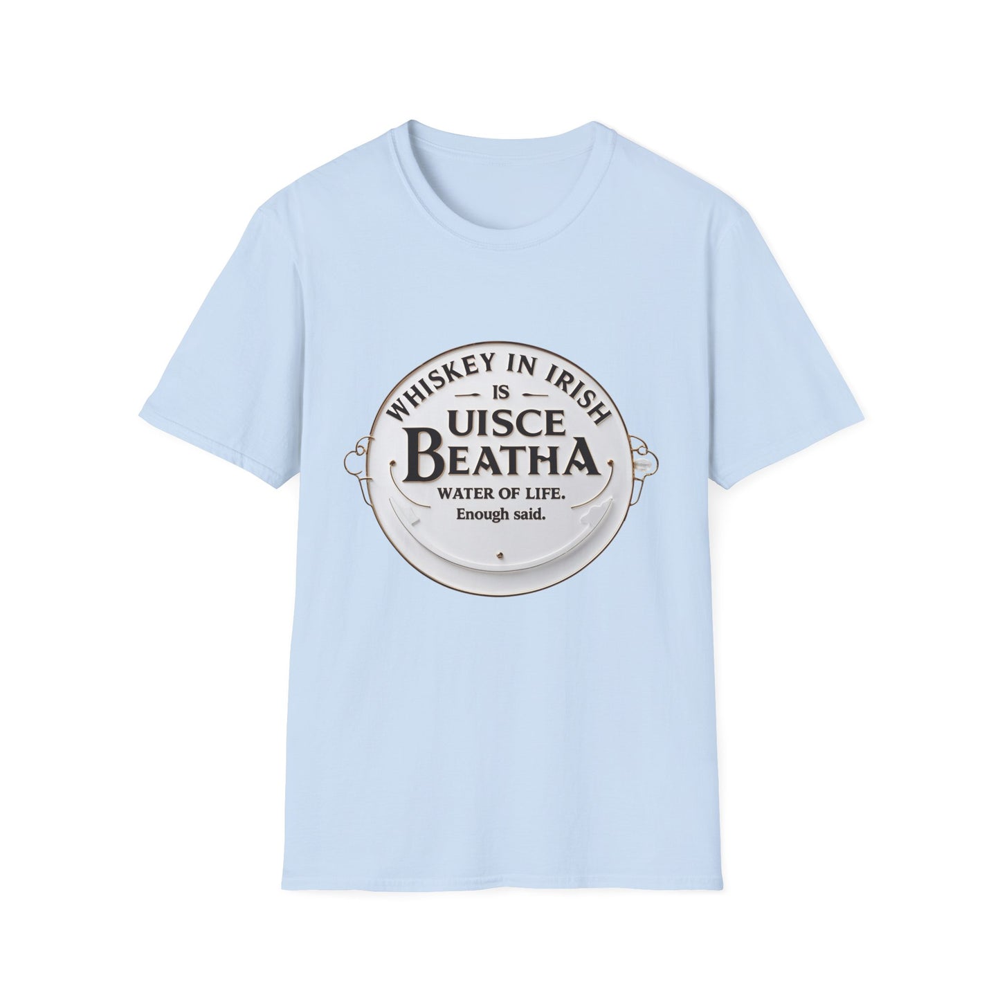 Whisky Lovers T-Shirt - Funny Irish Uisce Beatha Design