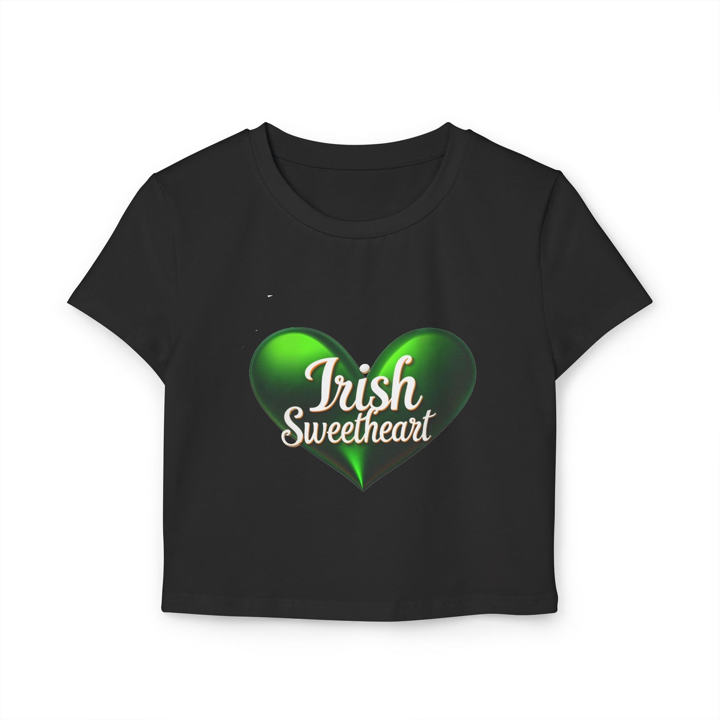 "Irish Sweetheart" Women's Baby Tee - Cute St. Patrick's Day Top