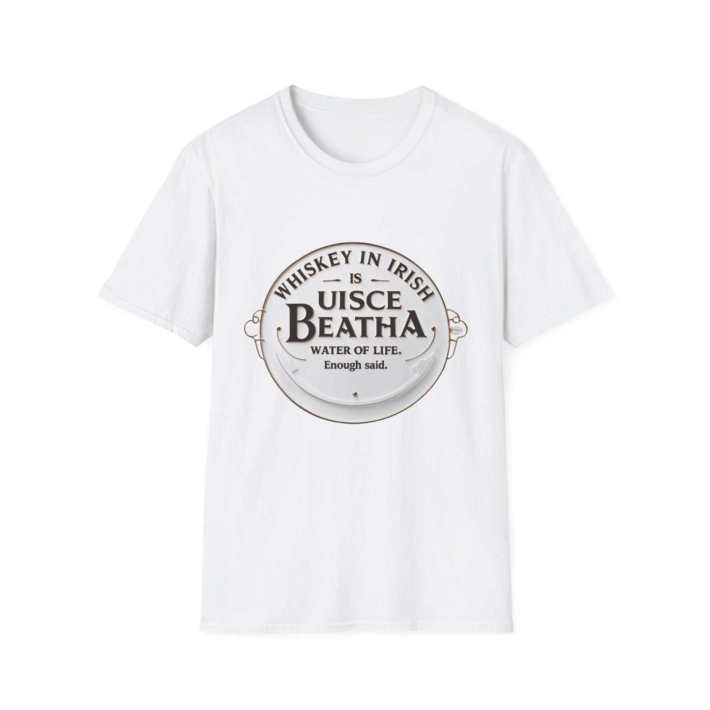 Whisky Lovers T-Shirt - Funny Irish Uisce Beatha Design