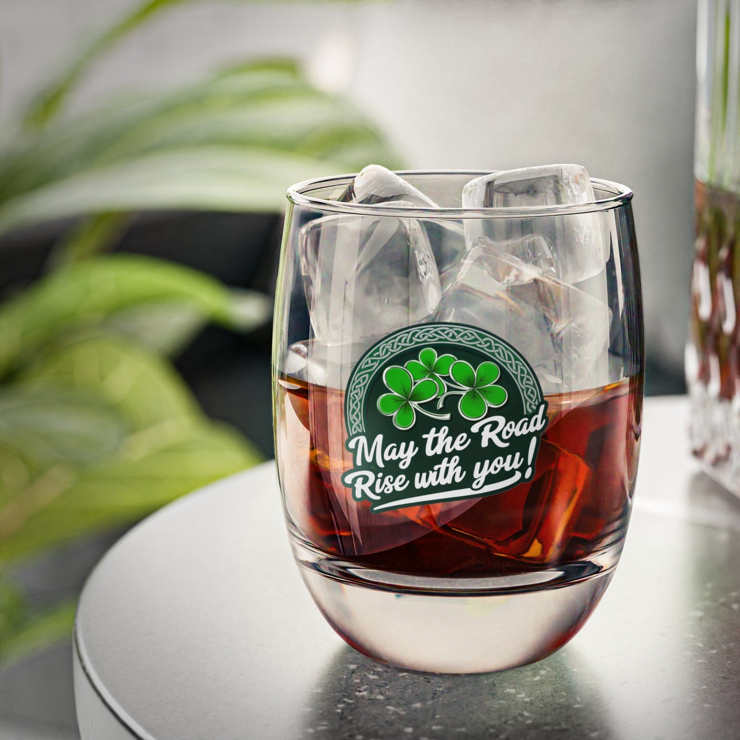 Irish Whiskey Glass - "May the Road Rise with You!" - Perfect Gift for St. Patrick's Day