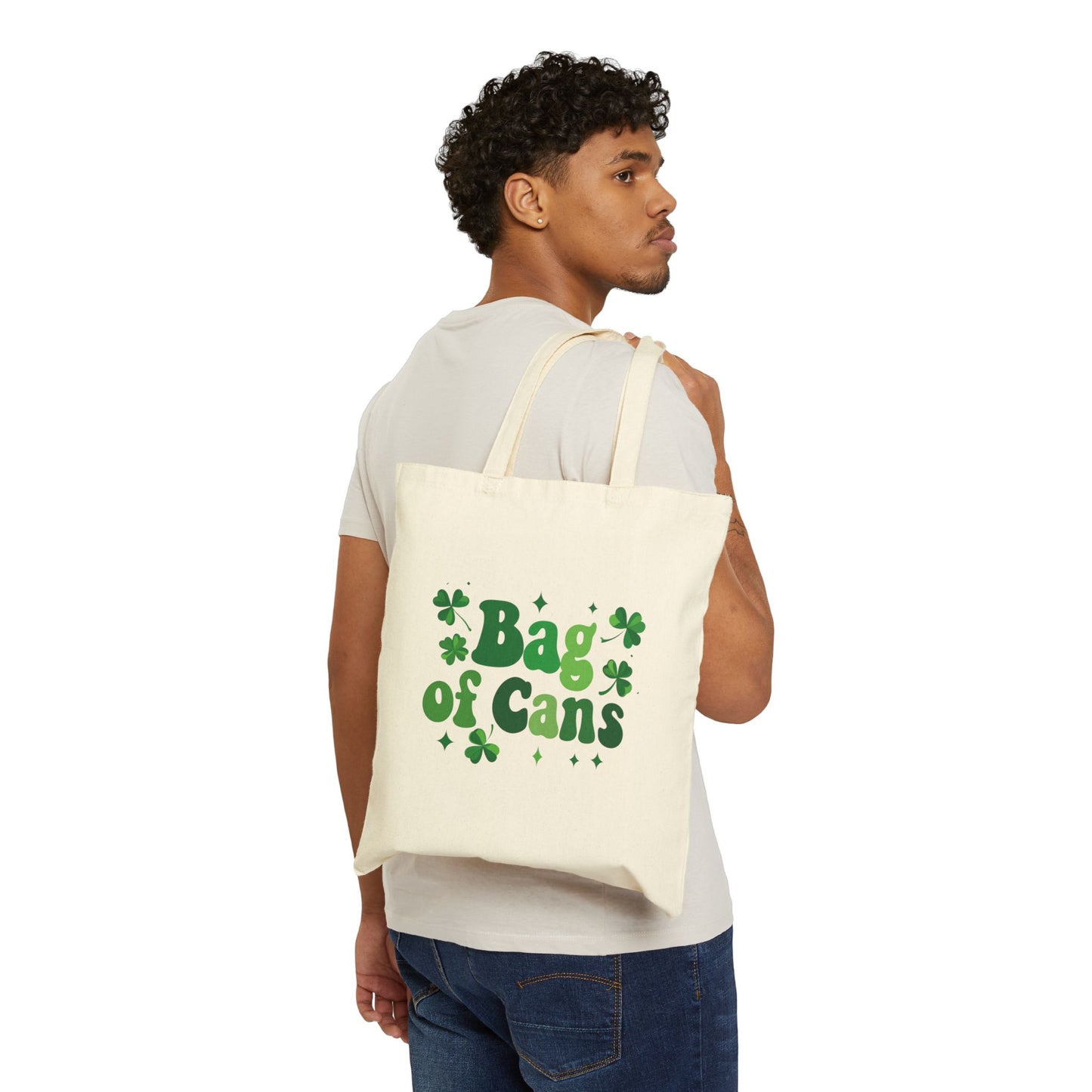 Funny Irish Tote Bag - "Bag of Cans"