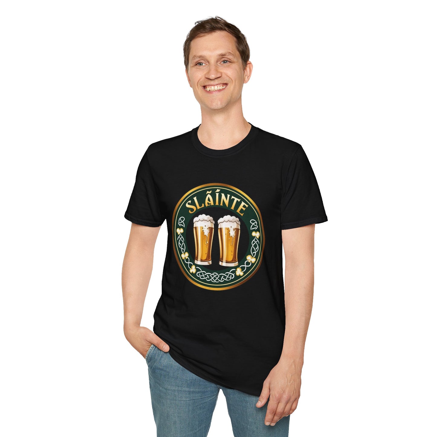 Sláinte Beer Graphic Tee for St. Patrick's Day