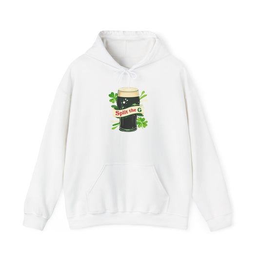 Funny St. Patrick's Day "Split the G" Hoodie -