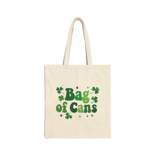 Funny Irish Tote Bag - "Bag of Cans"