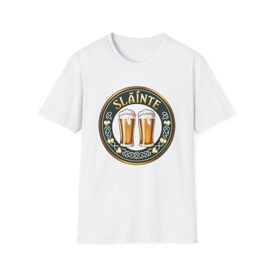 Sláinte Beer Graphic Tee for St. Patrick's Day