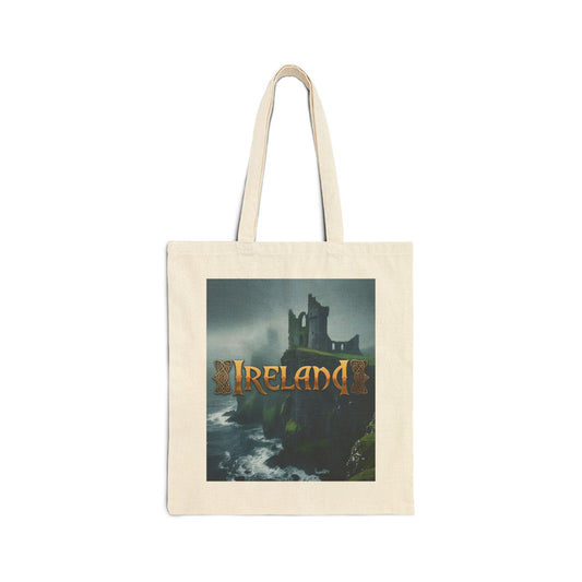 Irish Cliff Cotton Tote Bag