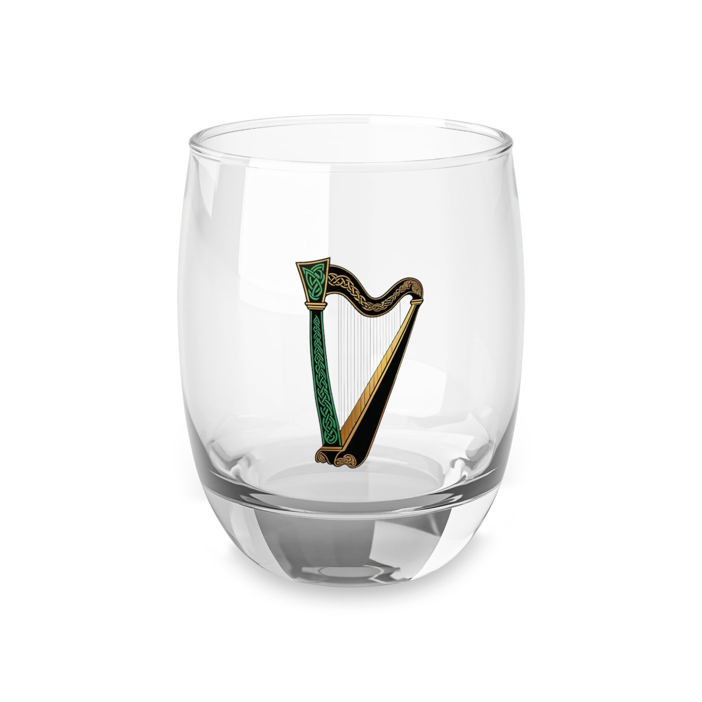 Irish Harp Whiskey Glass - Elegant Barware for Whiskey Lovers