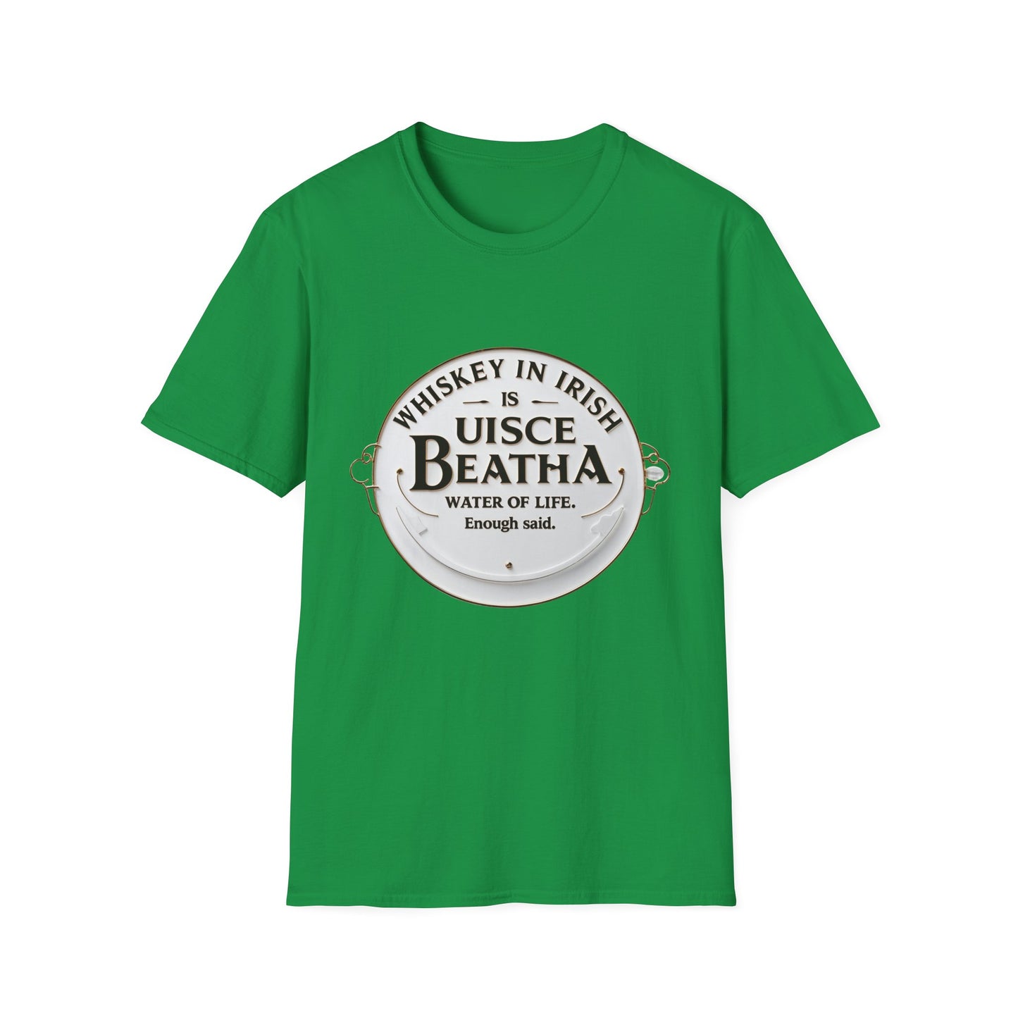 Whisky Lovers T-Shirt - Funny Irish Uisce Beatha Design