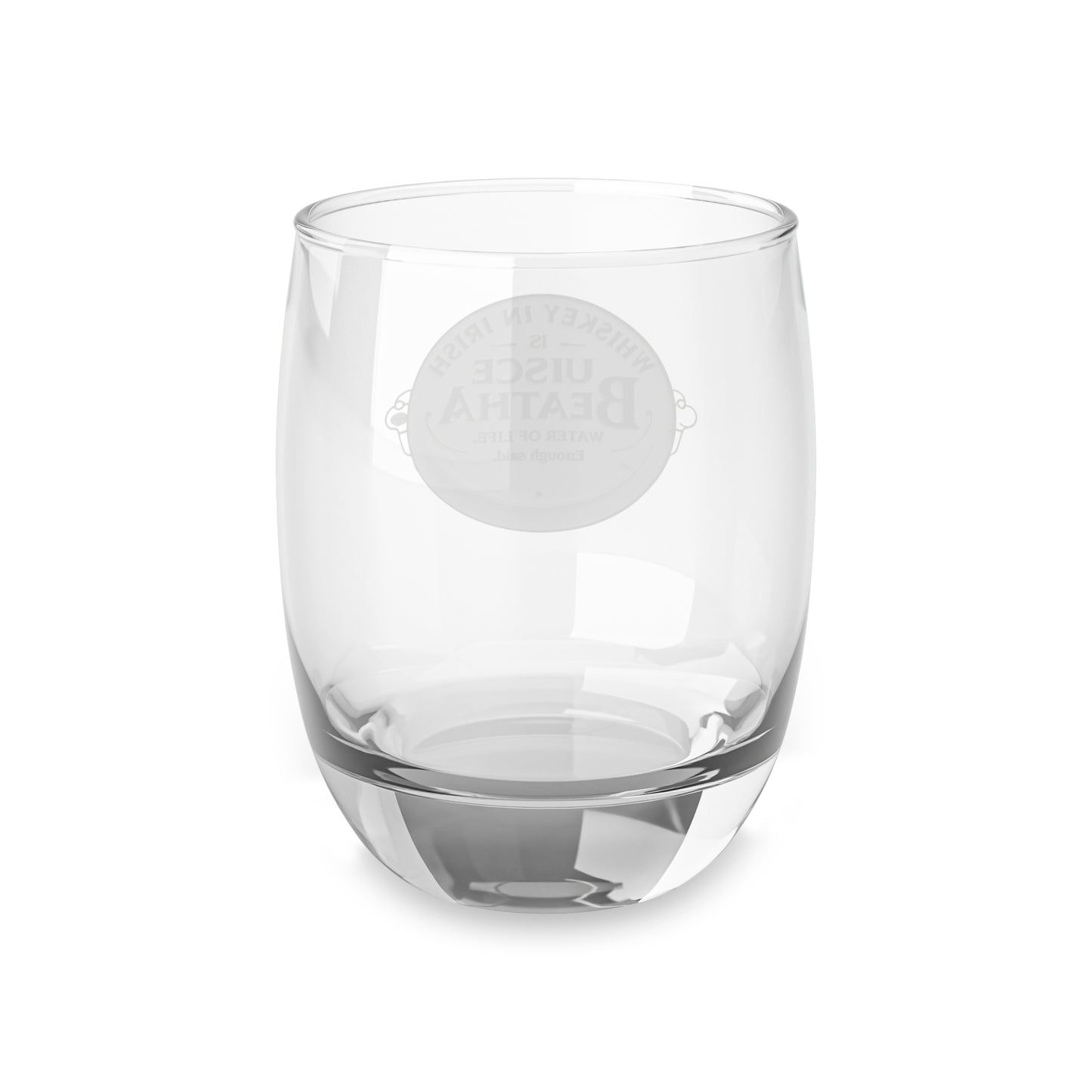 Irish Whiskey Glass - Uisce Beatha "Water of Life" - Perfect Gift for Whiskey Lovers